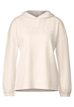 Sudadera con capucha con bordado connect Street One Whisper White