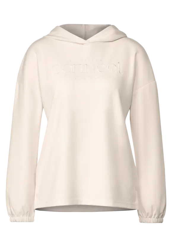Sudadera con capucha con bordado connect Street One Whisper White