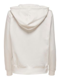 Sudadera con capucha con corazón bordado Only Cloud Dancer