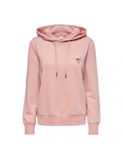 Sudadera con capucha con corazón Only Rosette