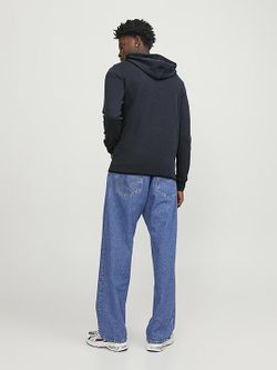 Sudadera con capucha con cremallera Jack & Jones Dark Navy