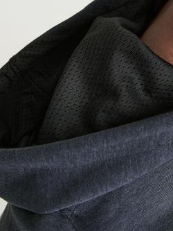 Sudadera con capucha con cremallera Jack & Jones Dark Navy