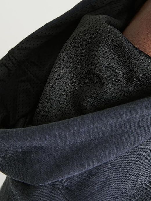 Sudadera con capucha con cremallera Jack & Jones Dark Navy