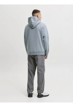 Sudadera con capucha con letras J&J Jack & Jones Blue