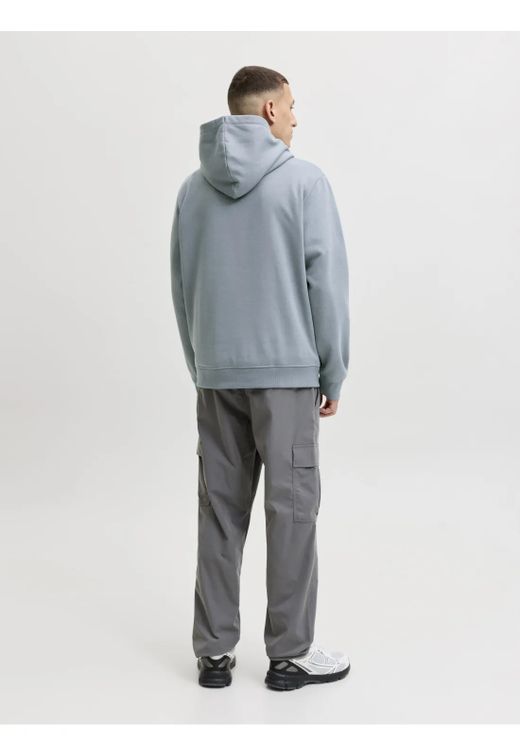Sudadera con capucha con letras J&J Jack & Jones Blue