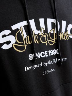 Sudadera con capucha J&J Studio Jack & Jones Black