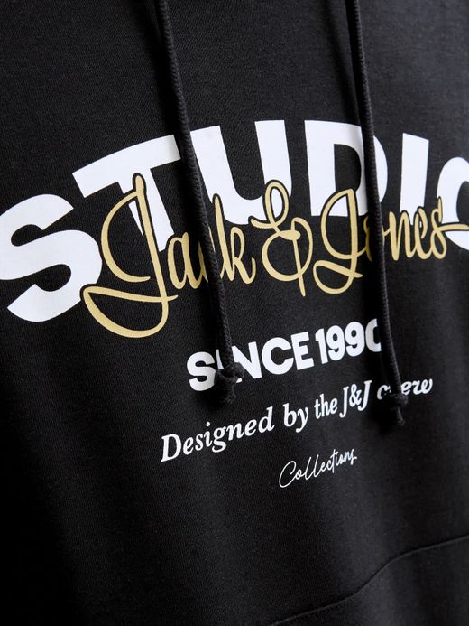 Sudadera con capucha J&J Studio Jack & Jones Black