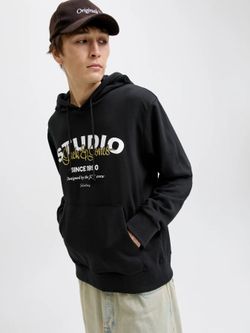 Sudadera con capucha J&J Studio Jack & Jones Black