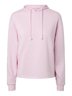 Sudadera con capucha lisa Pieces Orchid