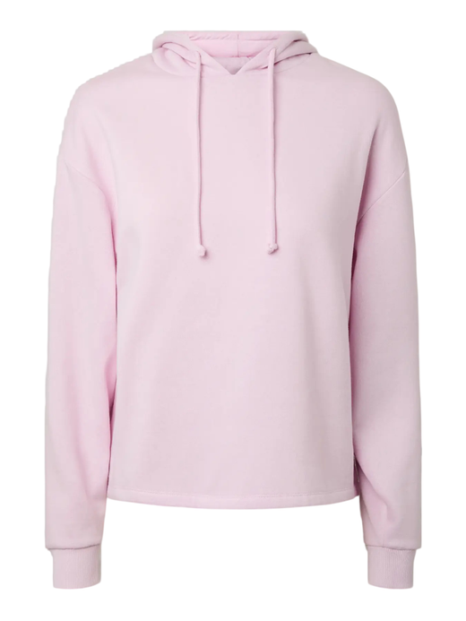 Sudadera con capucha lisa Pieces Orchid