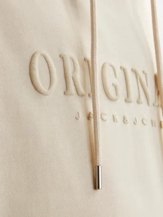 Sudadera con capucha Originals Jack & Jones White Asparagus