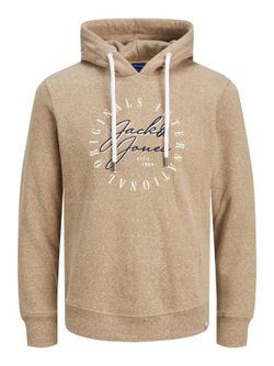 Sudadera con capucha y letras branding bordadas Jack & Jones Tigers Eye