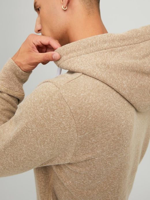 Sudadera con capucha y letras branding bordadas Jack & Jones Tigers Eye