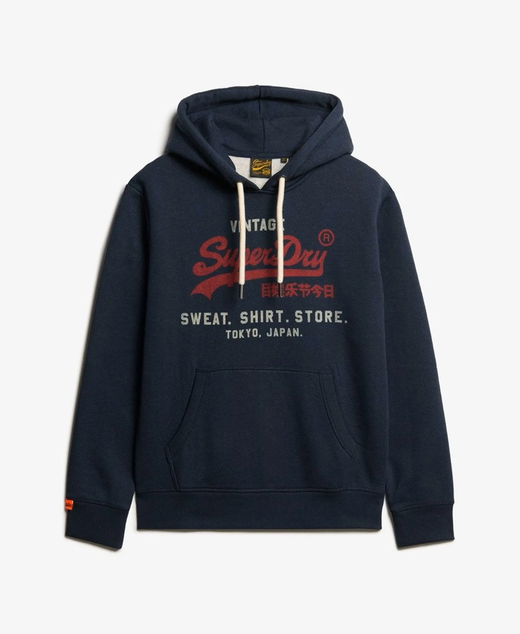Sudadera con capucha y letras branding Superdry Trench