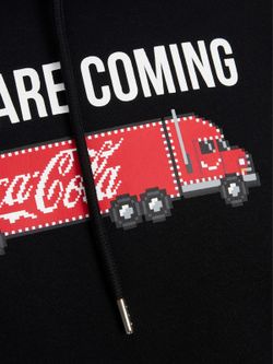 Sudadera con capucha y serigrafía camión Produkt Black