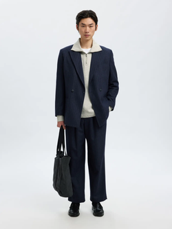 Sudadera con cremallera 1/4 lisa Selected Light Grey Mela