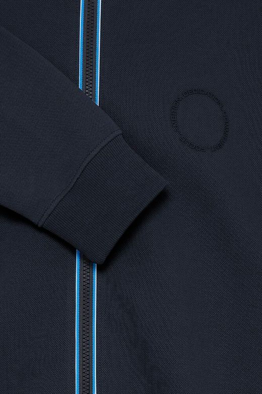 Sudadera con cremallera ribeteada Blend Of America Navy