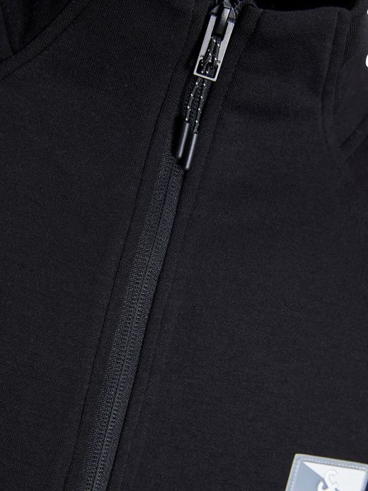 Sudadera con cuello cremallera Jack & Jones Black