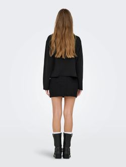 Sudadera corta oversize Imagine Only Black