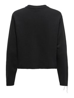 Sudadera corta oversize Imagine Only Black