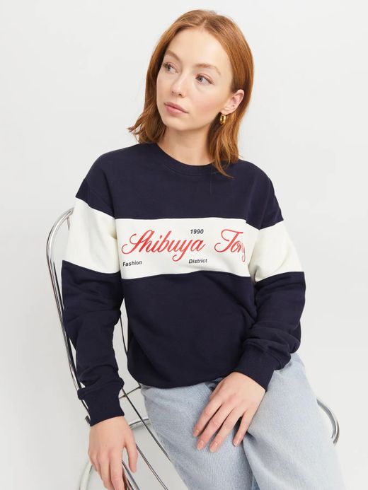 Sudadera cuello redondo Shibuya Tokyo Jjxx Vanilla Ice