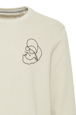 Sudadera de cuello redondo con backprint Change your perspective Blend Of America Petal