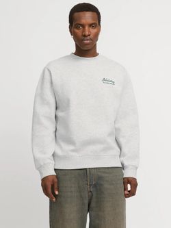 Sudadera de cuello redondo con backprint monocolor Jack & Jones Moonbean