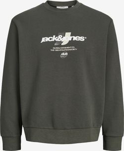 Sudadera de cuello redondo con lestras branding Jack & Jones Peat