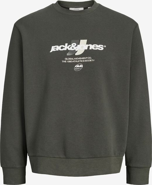 Sudadera de cuello redondo con lestras branding Jack & Jones Peat