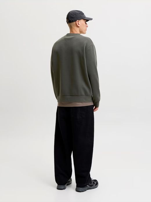 Sudadera de cuello redondo con lestras branding Jack & Jones Peat