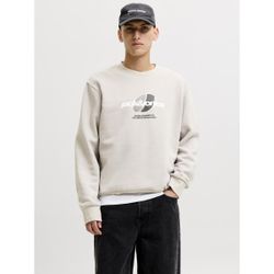 Sudadera de cuello redondo con letras branding Jack & Jones Dove