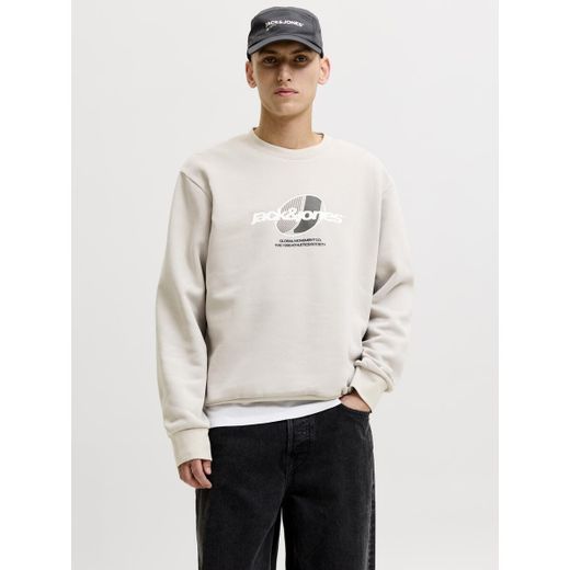 Sudadera de cuello redondo con letras branding Jack & Jones Dove