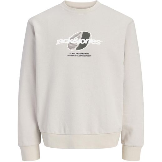 Sudadera de cuello redondo con letras branding Jack & Jones Dove