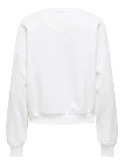 Sudadera de cuello redondo corazón Only Cloud Dancer