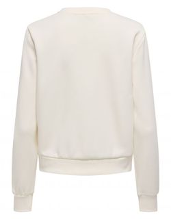 Sudadera de cuello redondo dibujo corazón Only Cloud Dancer