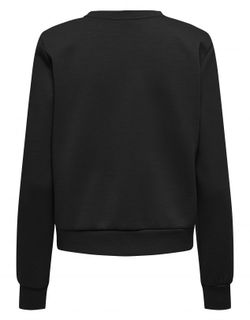 Sudadera de cuello redondo dibujo estrella Only Black