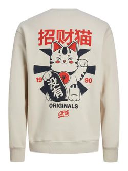 Sudadera de cuello redondo dibujos comics manga Jack & Jones Moonbean