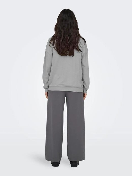 Sudadera de cuello redondo faces & sunglasses Only Cool Grey