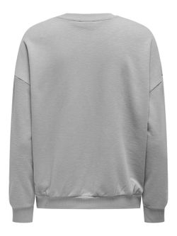 Sudadera de cuello redondo faces & sunglasses Only Cool Grey
