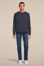 Sudadera de cuello redondo jaspeada Blend Of America Dress Blue