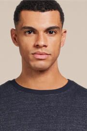 Sudadera de cuello redondo jaspeada Blend Of America Dress Blue