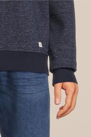 Sudadera de cuello redondo jaspeada Blend Of America Dress Blue