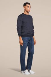 Sudadera de cuello redondo jaspeada Blend Of America Dress Blue