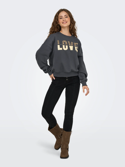Sudadera de cuello redondo Love Only Phantom
