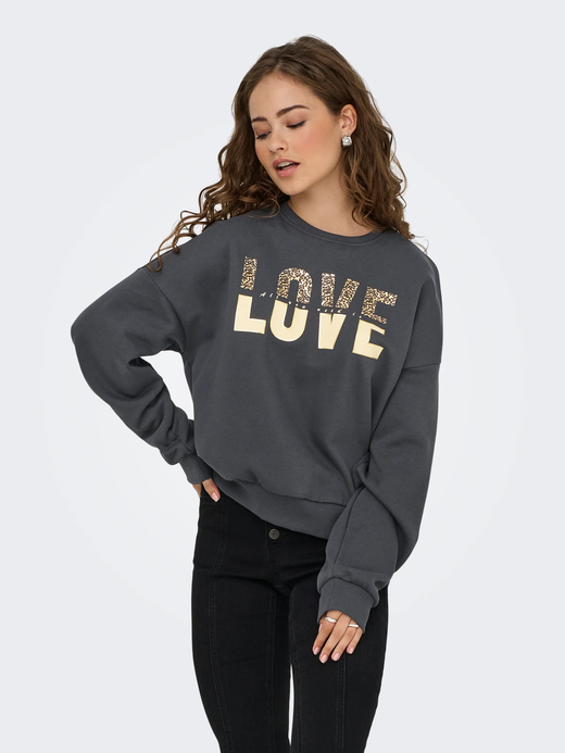 Sudadera de cuello redondo Love Only Phantom