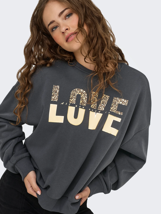 Sudadera de cuello redondo Love Only Phantom