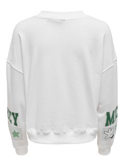 Sudadera de cuello redondo Mickey Only Bright White