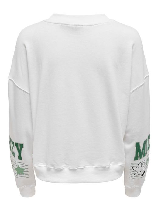 Sudadera de cuello redondo Mickey Only Bright White