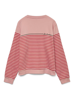 Sudadera de cuello redondo rayas kindness Vero Moda Rose