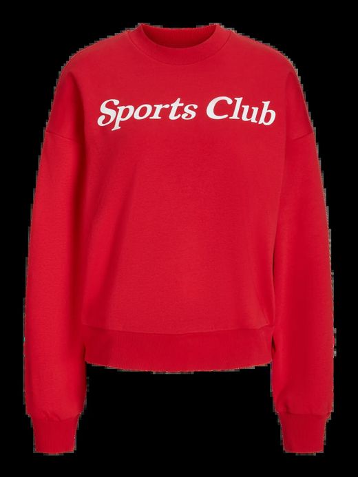 Sudadera de cuello redondo Sports club Jjxx High Risk Red